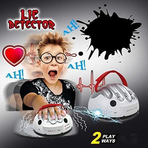 JULAN Upgrade Micro Electric Shocking Lie Detector Tricky Novelty Game Interesting Polygraph Test Truth Or Dare Game for Party Analyzer Consoles Gifts - Image 5