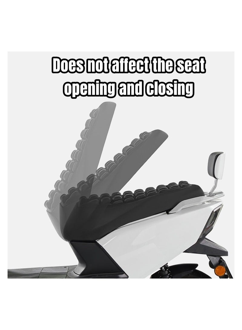 Loquat Motorcycle 3D Comfort Gel Seat Cushion Universal Air Pillow Pad Cover 58-68cm - Image 3