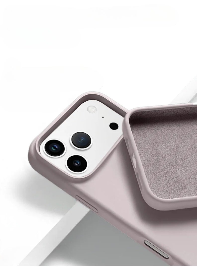 جراب iPhone 17 Pro، غطاء حماية كامل للجسم، ناعم الملمس، مضاد للخدش والصدمات، مع بطانة من الألياف الدقيقة لهاتف iPhone 17 Pro - Image 3
