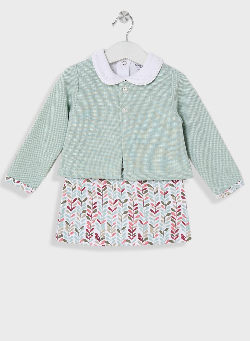 ريبلز مع نمشي اطقم بناتي رضيع 2 قطعة - Image 2