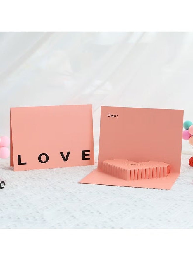 HY 3D Pop-up Greeting Card, Romantic Love Cards for Valentine’s Day, Wedding Anniversary Card, Birthday Greeting Cards, Mother’s Day greeting Card - Image 1