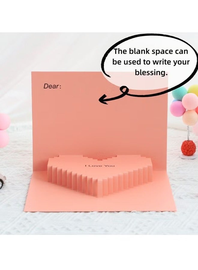 HY 3D Pop-up Greeting Card, Romantic Love Cards for Valentine’s Day, Wedding Anniversary Card, Birthday Greeting Cards, Mother’s Day greeting Card - Image 3