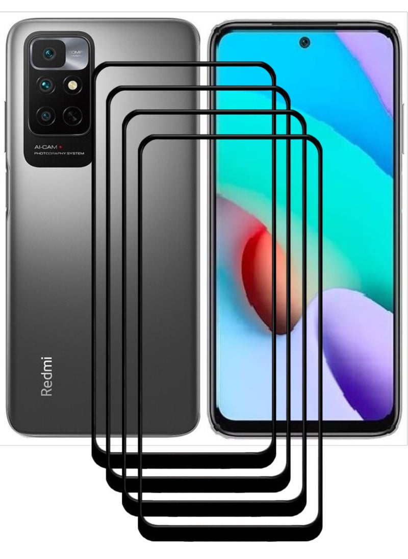 ACLIX 4 Pieces Antistatic ESD Dustproof Premium Quality High Definition Tempered Glass Screen Protector Designed For Xiaomi Redmi Note 11 4G - Image 1