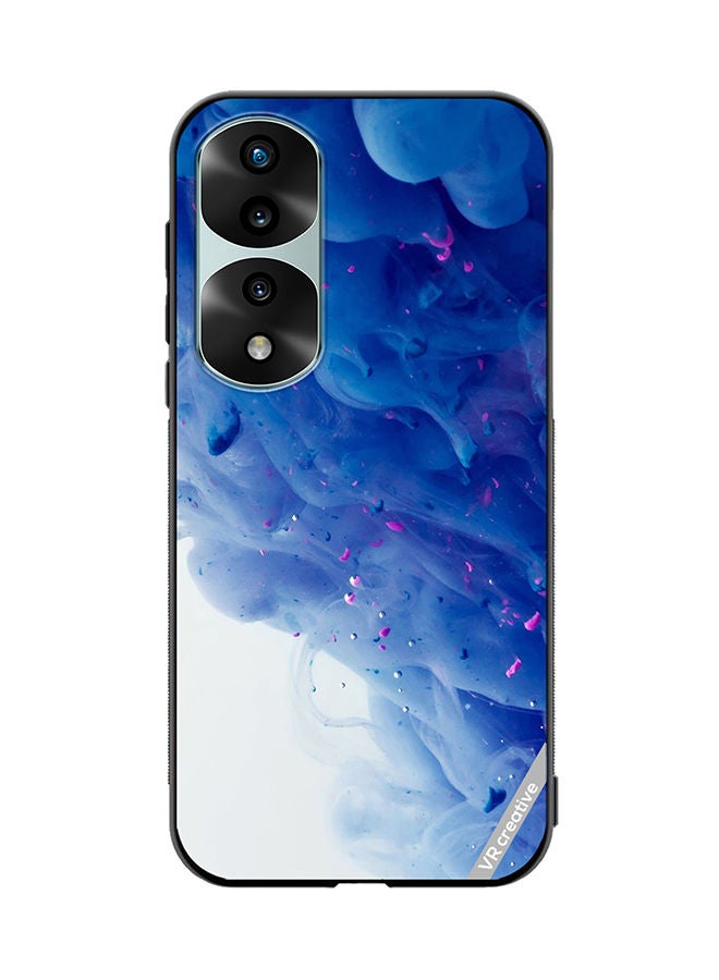 VR CREATIVE Protective Case Cover For Honor 70 Pro plus Blue Abstract Design Multicolour - Image 1