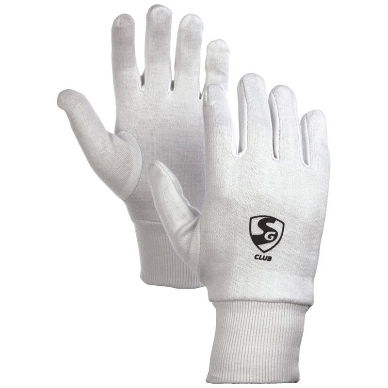 SG Club Inners Junior | Breathable Cricket Inner Gloves - Size Junior