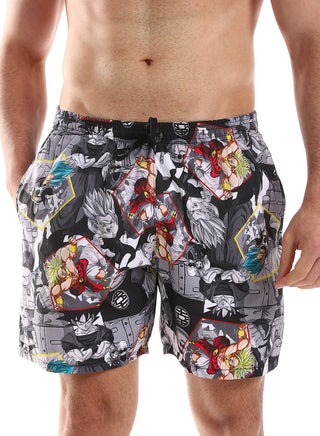 Polyester Elastic Waist Summer Swim Short