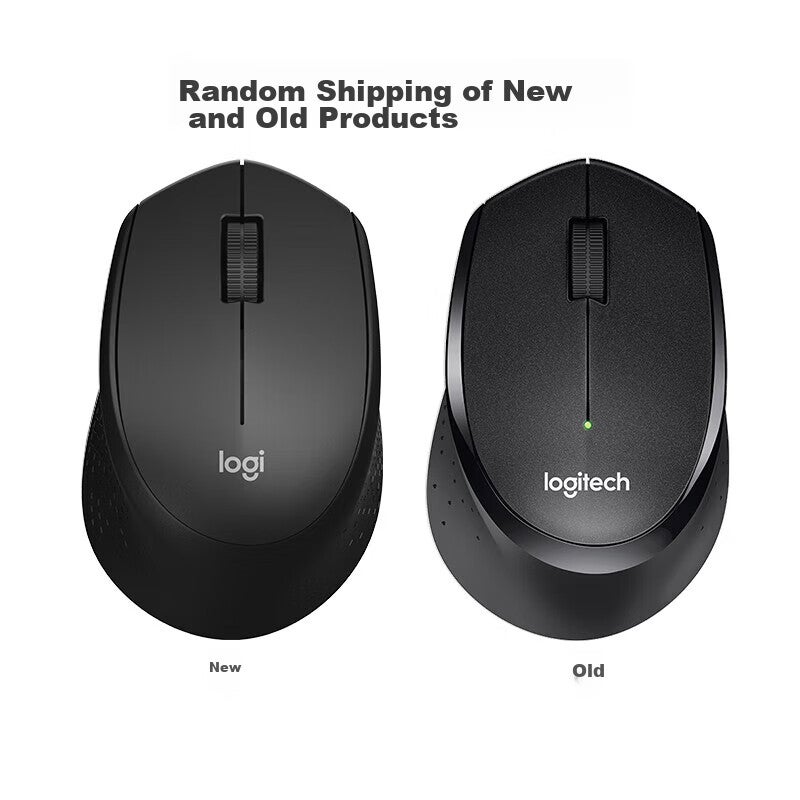 Logitech M330 [Enterprise Grade] Wireless Mouse, Silent Mouse, Office Mouse, Right-Handed Mouse with Wireless Nano Receiver, Black [Order Bonus] - Image 1