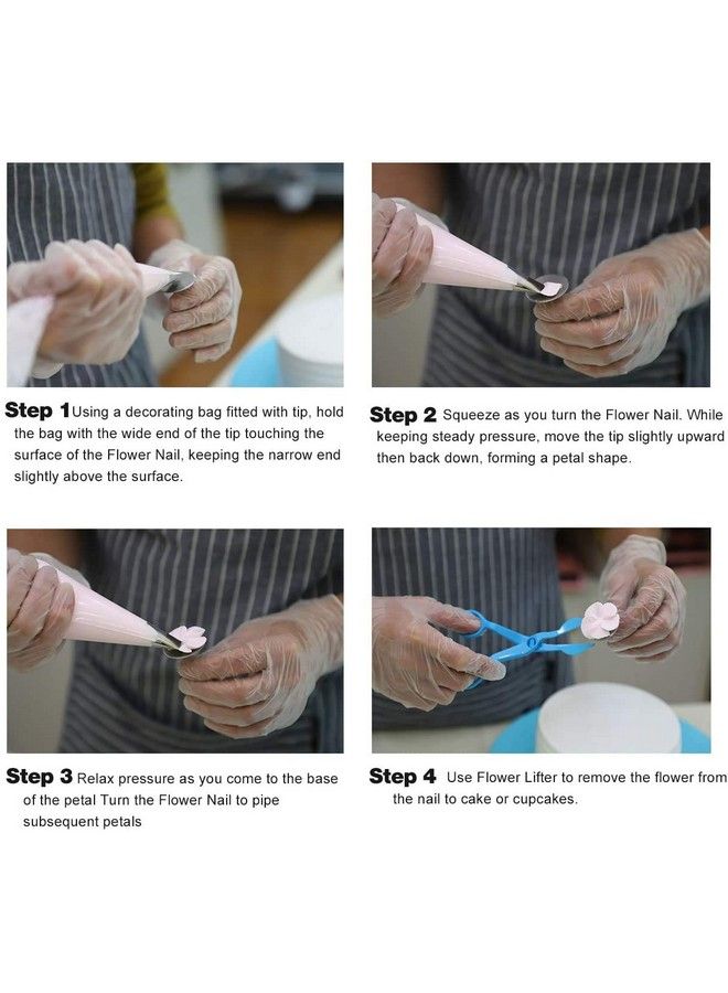 Huayu Cake Decorating Tips And Icing Piping Tips Coupler With 48Pcs Piping Tips Instructions - Image 5