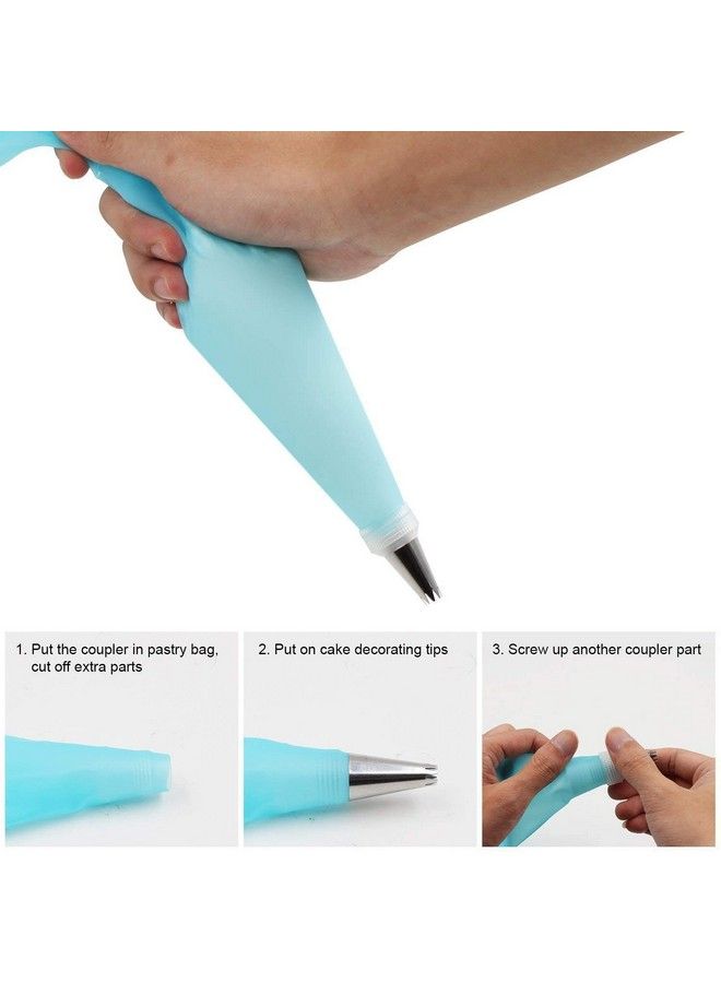 Huayu Cake Decorating Tips And Icing Piping Tips Coupler With 48Pcs Piping Tips Instructions - Image 4