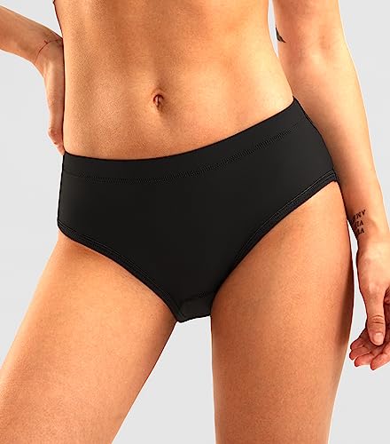 Bikewa Women's 4D Padded Bike Underwear Cycling Bicycle Shorts Mountain Biking Riding Briefs Biker Cycle Spin Undershorts Padding Motorcycle Gear for Women(Black,L) - Image 4