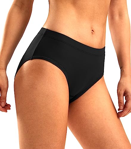 Bikewa Women's 4D Padded Bike Underwear Cycling Bicycle Shorts Mountain Biking Riding Briefs Biker Cycle Spin Undershorts Padding Motorcycle Gear for Women(Black,L) - Image 2