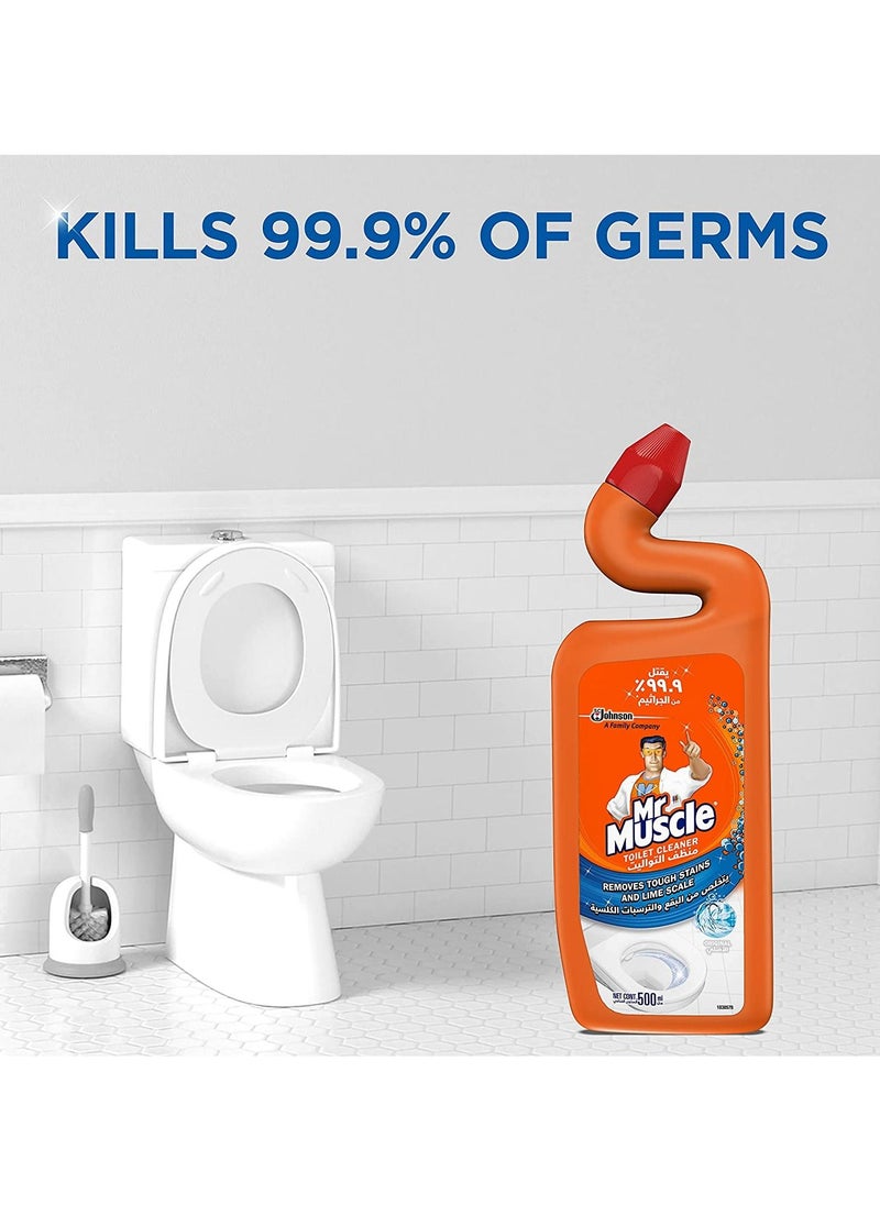Mr Muscle Toilet Cleaner Duck Liquid Original Power 500Ml  - Image 2