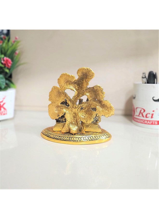 كريدايكرافت تمثال معدني من KridayKraft Laxmi Ganesh/Murti لعيد ديوالي بوجا حظ سعيد، تمثال Laxmi Ganesh للديكور المنزلي، تماثيل صغيرة هدية دينية، تمثال Ganesha Idol...  - Image 5