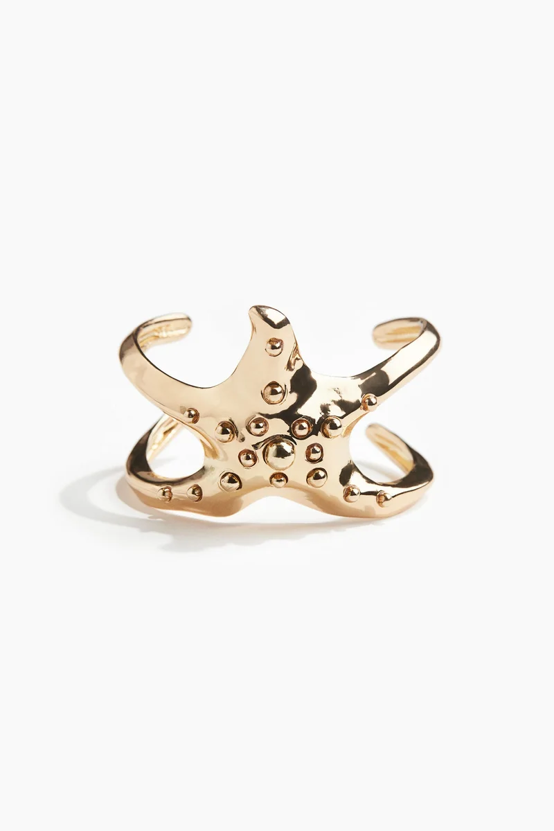 H&M Starfish-shaped cuff bracelet