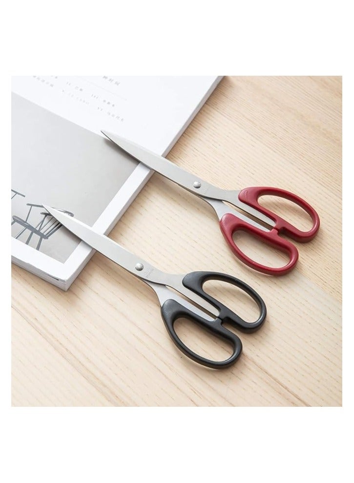 Deli Deli E6010 Scissors, 210 Mm Length, Black/Red - Image 1
