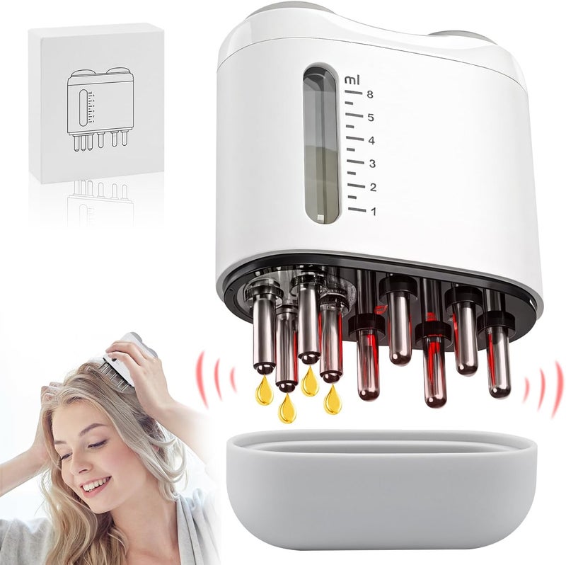 2-in-1 electric scalp massage and hair care essential oil introduction comb scalp care hair care comb - Image 2