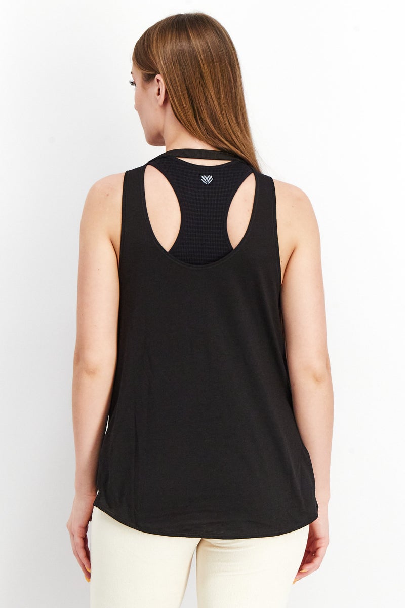 PUMA Women Sportswear Fit Sleeveless Training Top, Black  - Image 2