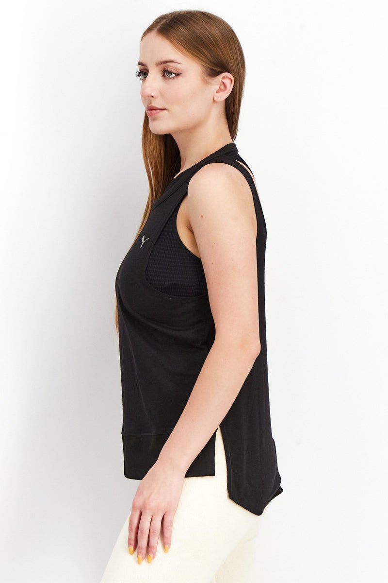 PUMA Women Sportswear Fit Sleeveless Training Top, Black  - Image 4
