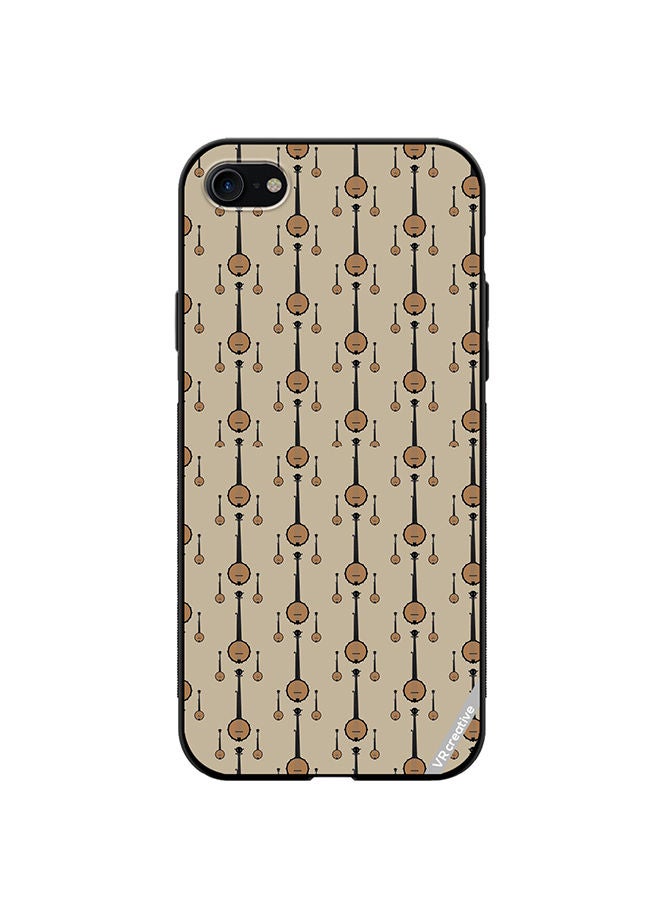 VR CREATIVE Protective Case Cover For Apple iPhone 7/8/SE 2020 Banjo Musical Design Multicolour - Image 1