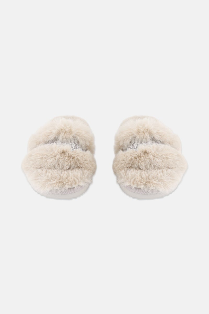Michael Kors Women Medium Scarlett Slip On Slippers, Grey - Image 4