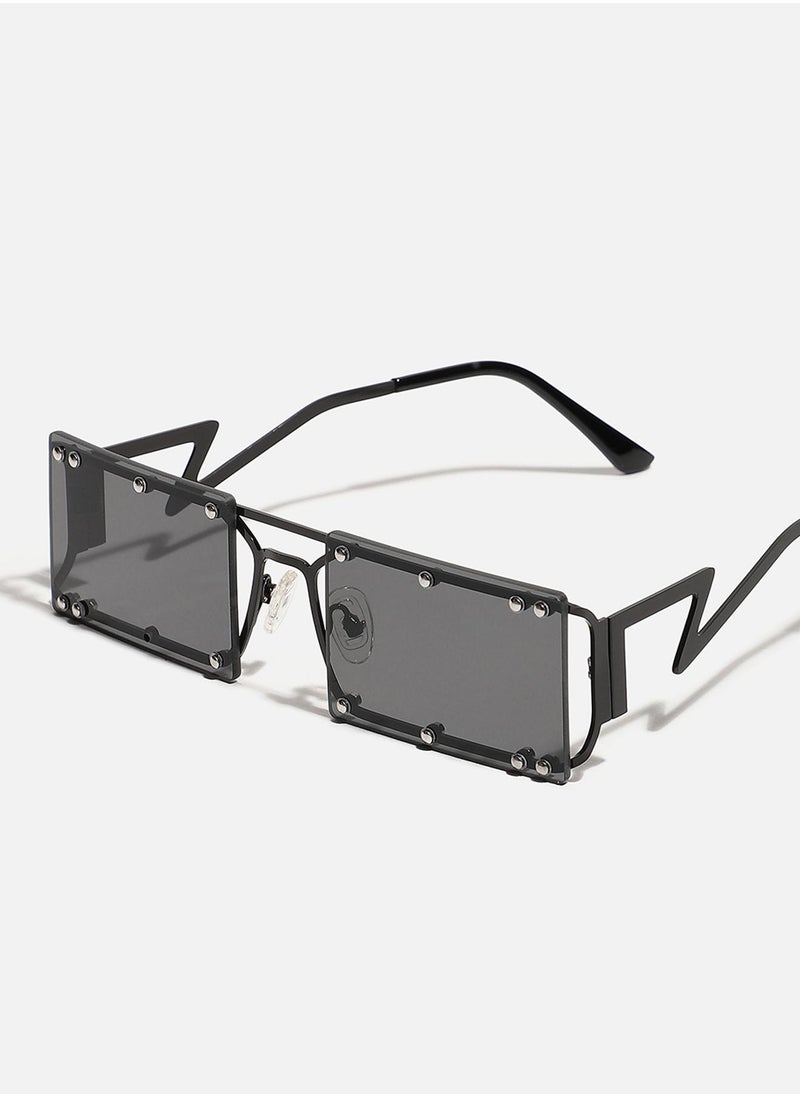 Haute Sauce - Black Rectangular Sunglass - Image 1