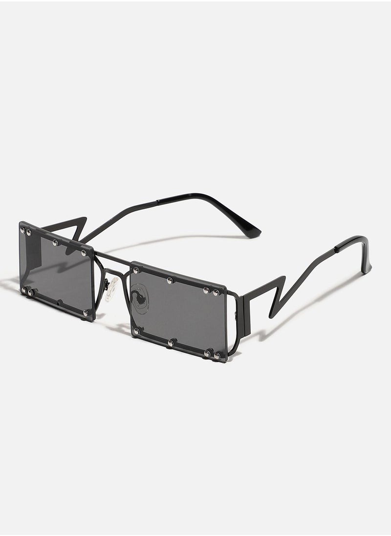 Haute Sauce - Black Rectangular Sunglass - Image 1