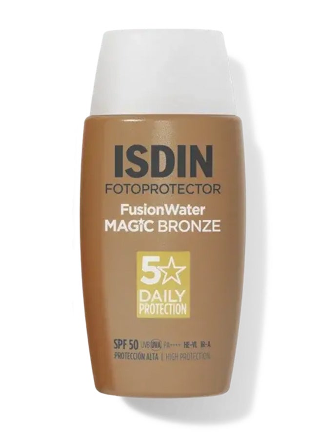ISDIN فوتوبروتيكتور فيوجن ووتر ماجيك لون برونز 50 مل - Image 1