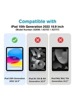 PRIMO PLUS Tempered Glass Screen Protector For Apple IPad 10th Generation (2022) 10.9 Inches, Clear  - Image 5