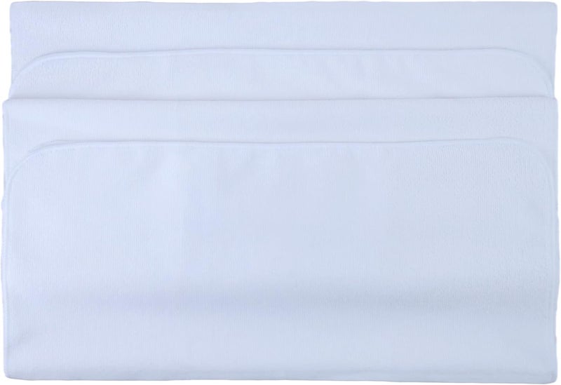 Polyte منشفة صالون احترافية سريعة الجفاف خالية من الوبر من الألياف الدقيقة، 20 × 40 بوصة، عبوة 2 (بيضاء) - Image 2