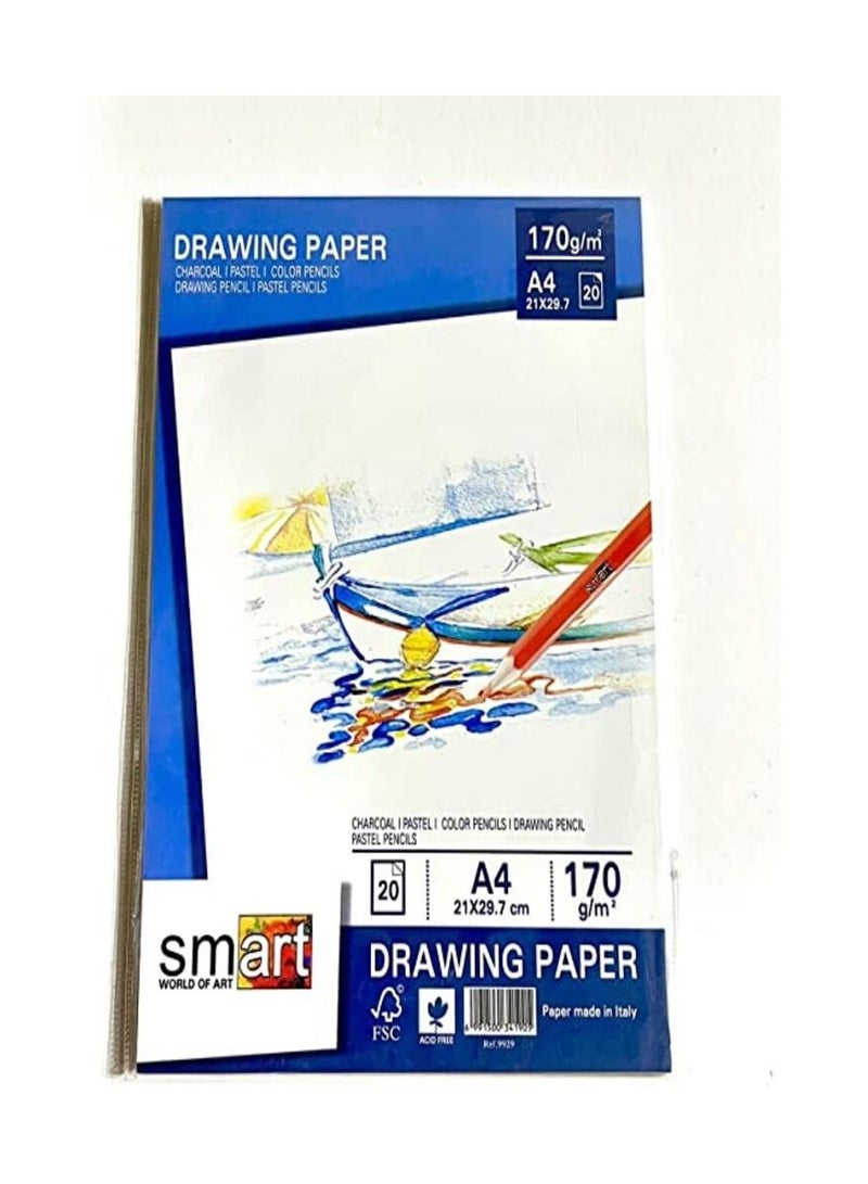 Smart Sketch Smart Drawing 170gm - Size (A4) - 20 paper