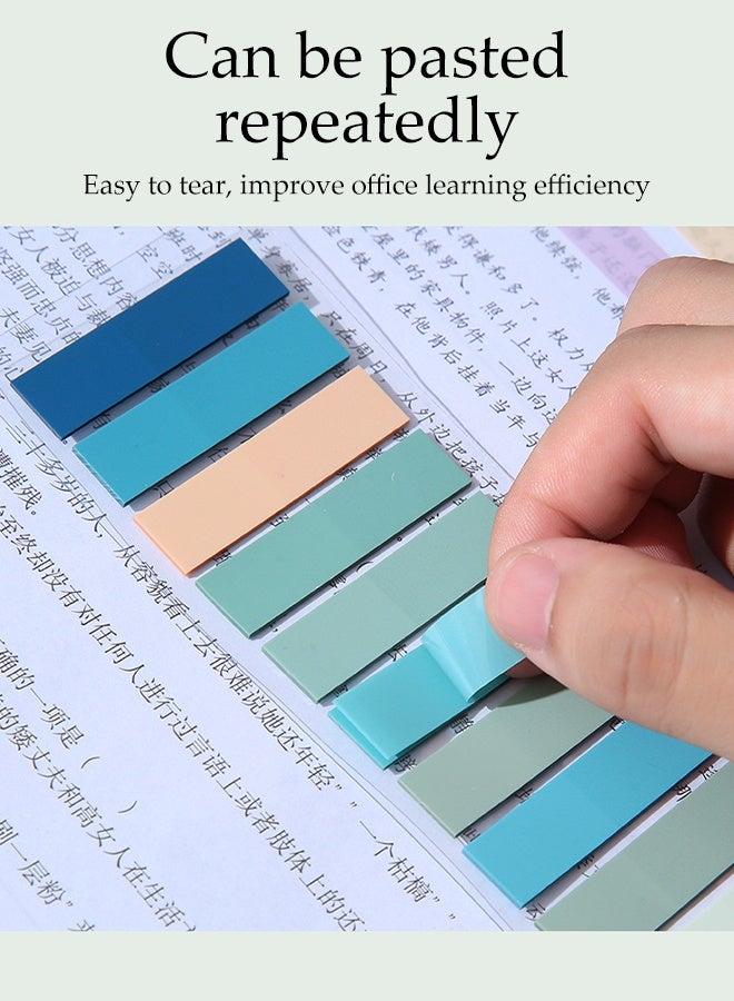 DUNISO 1600Pcs Colored Sticky Index Tabs Colored Translucent Page Markers Pastel Book Tabs Writable Annotation Tabs Repositionable Book Sticky Notes Page Tabs for Books Office Supplies - Image 2