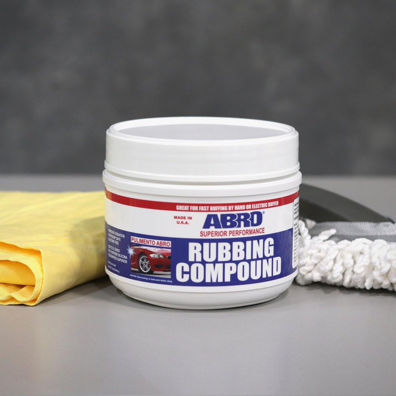 ABRO Superior Performance Automotive Rubbing Compound for Oxidized Finishes, Buff, Shine, Smooth, & Clean, Scratch Remover for Vehicles, Boats, & Bikes - 32 oz. - Image 2