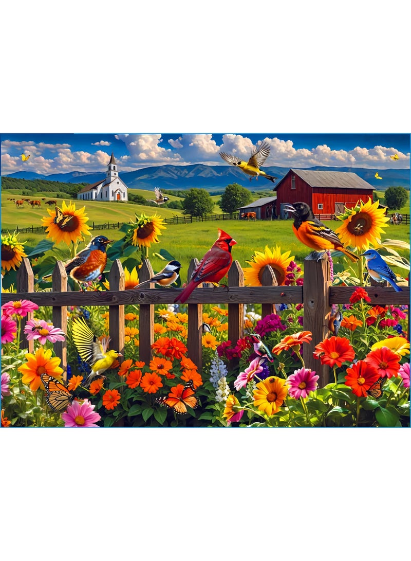 1000 قطعة اللغز | المناظر الطبيعية الخلابة بانوراما البلد | حزب اللغز | مناسبة للبالغين والعائلات - Image 1