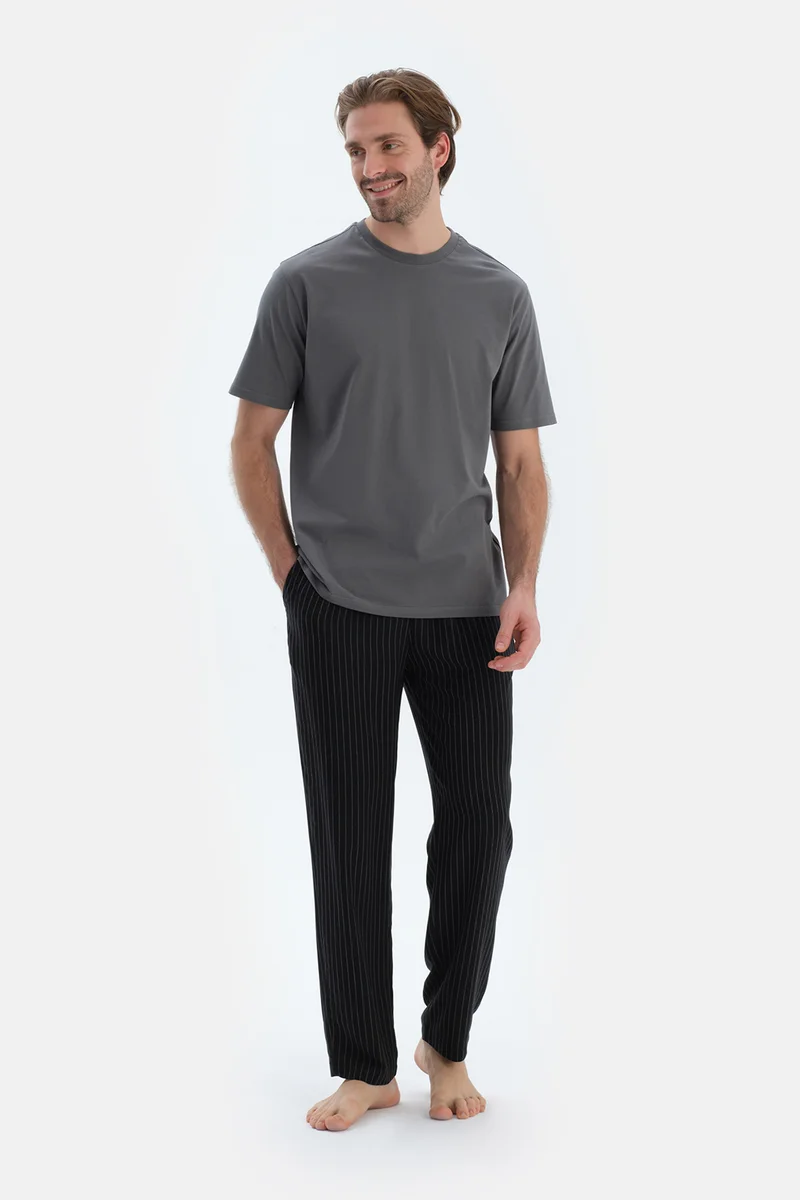dagi T-shirt Crew Neck %100 Cotton Regular/Classic Fit Sleepwear