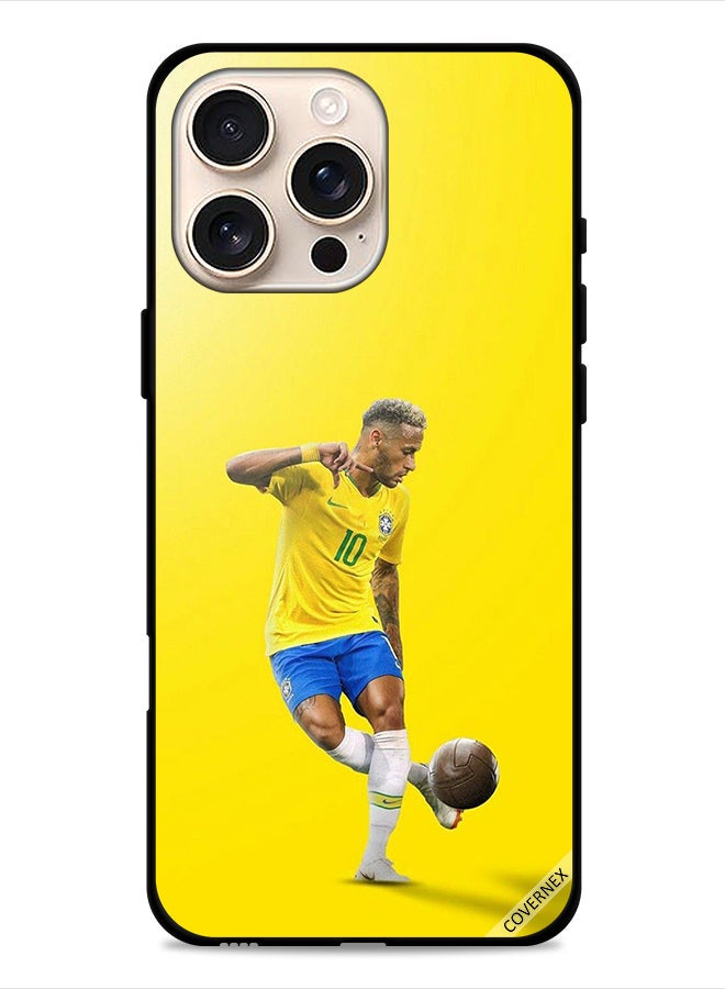 Covernex Apple iPhone 16 Pro Max Protective Case Cover Neymar With Football - Image 1