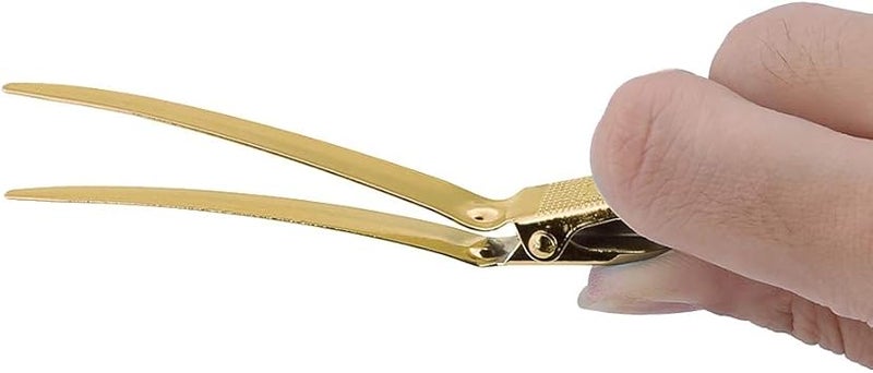 Semme Hair Styling Clips Salon Hair Clips 12pcsBox Hair Styling Clips Hairdressing Salon Sectioning Hairpins for Salon Styling 6 ColorsGold - Image 5