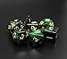 CREEBUY Polyhedral DND Dice Set6 Pack DoubleColors Nebula Dice Sets Compatible with Dungeons and Dragons DD Role Playing Game RPG Games Dice with D4 D6 D8 D10 D D12 D20 6 Glitter Dices - Image 4