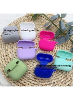 Generic 2024 Airpods4 Headset Protective Cover Solid Color Apple 4 Generation Silicone Bluetooth Headset Anti-fall Protective Cover-Color:Dark Green -Applicable Models:Airpods 4  2.0mm  - Image 4