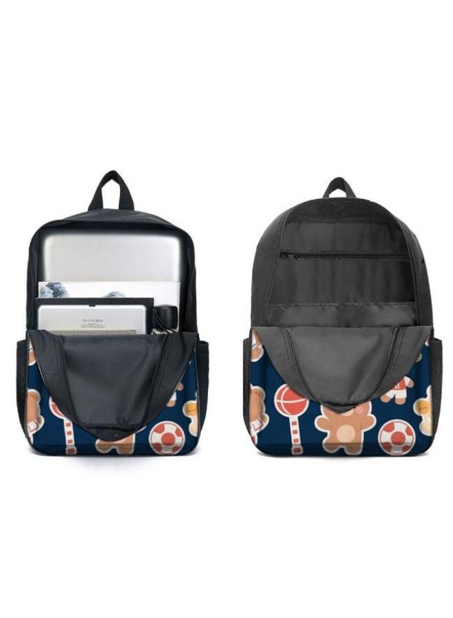 [Super new special offer] Cartoon theme bag three-piece set | double-shoulder + hand-held + storage pen bag | gift self-use good-looking - 617  - Image 4