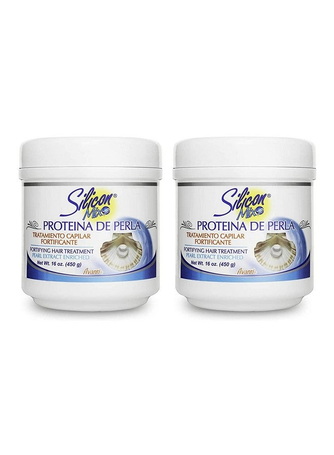 Silicon Mix Protieina De Perla Hair Treatment 16Oz "Pack Of 2" - Image 1