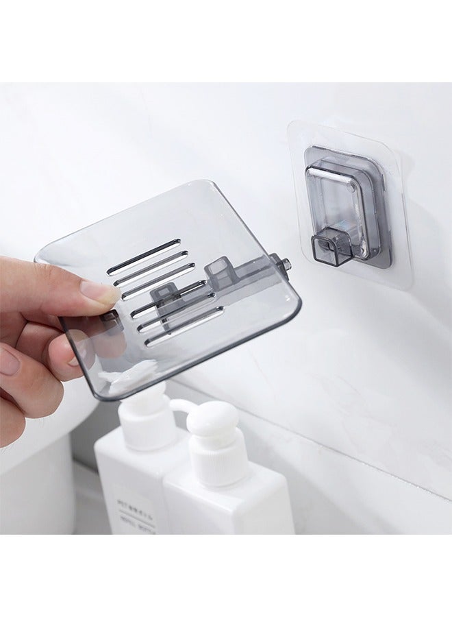 حامل الصابون ، علبة الصابون ، صناديق الصابون المنزلية الإبداعية صندوق الصابون على الحائط - Image 4