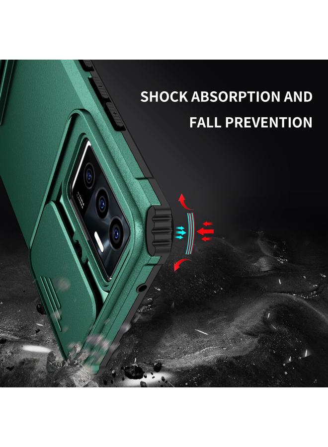 erorex Case For vivo V23e / S10e 5G Stereoscopic Holder Sliding Camshield Phone Case - Image 5