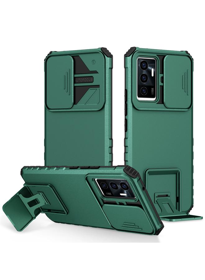 erorex Case For vivo V23e / S10e 5G Stereoscopic Holder Sliding Camshield Phone Case - Image 1