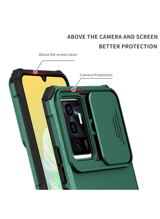 erorex Case For vivo V23e / S10e 5G Stereoscopic Holder Sliding Camshield Phone Case - Image 3