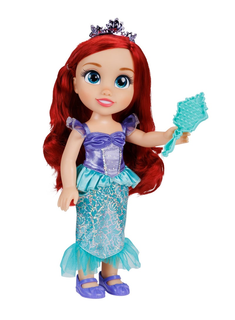 Disney Princess دمية أميرة ديزني الأساسية بعيون زجاجية 15 بوصة، قطعة واحدة متنوعة (قد يختلف الشخصية) | دمية أزياء | دمية قابلة للجمع | لعب تمثيلي | تنكر | هدية للأطفال - Image 4