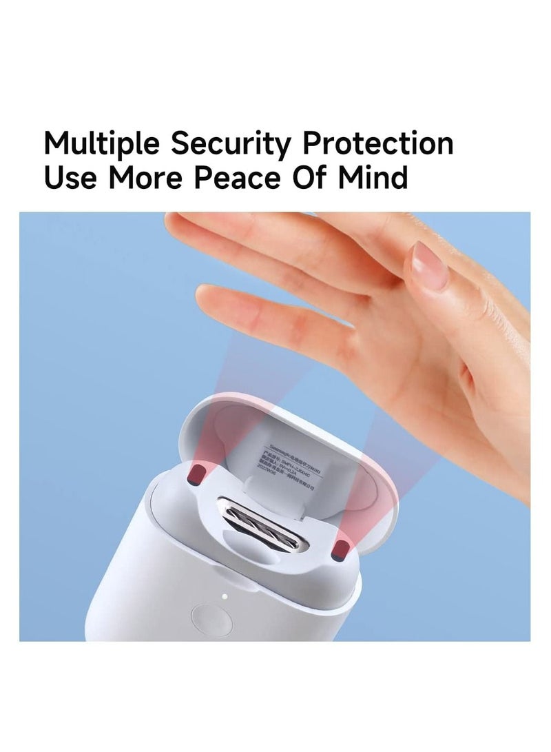 KASTWAVE Mini Electric Nail Clipper, 2 Inch Portable Fingernail Clippers with Lanyard Hole, Dual Speed Gear,automatic Safe Stop System Additional  Nail Trimmer for Toddler, Children, Adult - Image 2