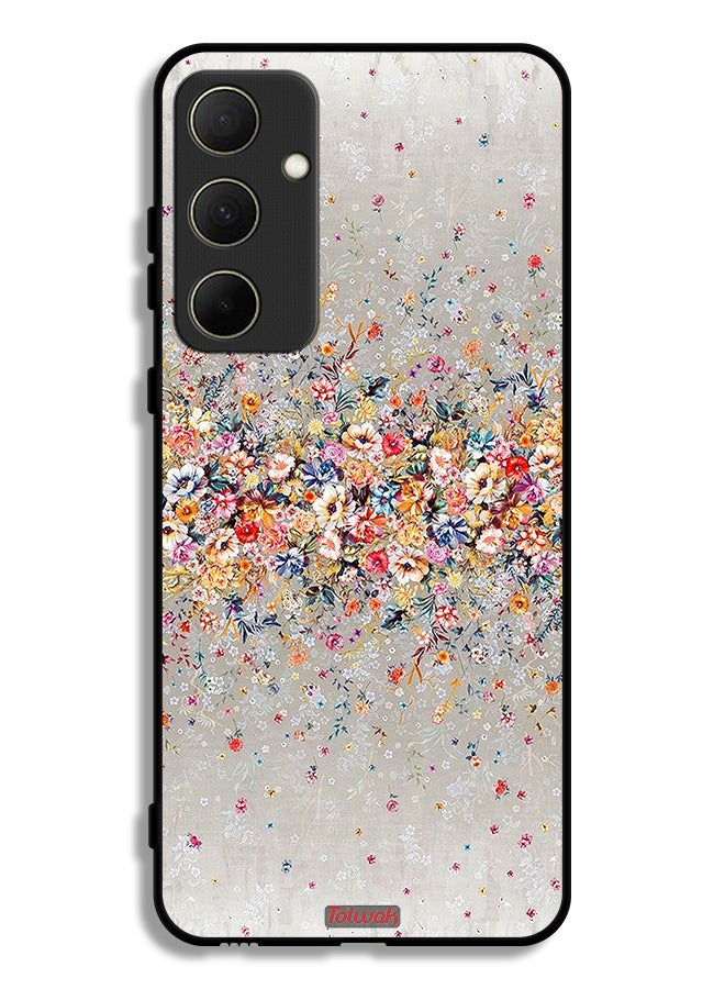 Tolwak Samsung Galaxy A35 5G Protective Case Cover Small Flowers Abstract Art - Image 1