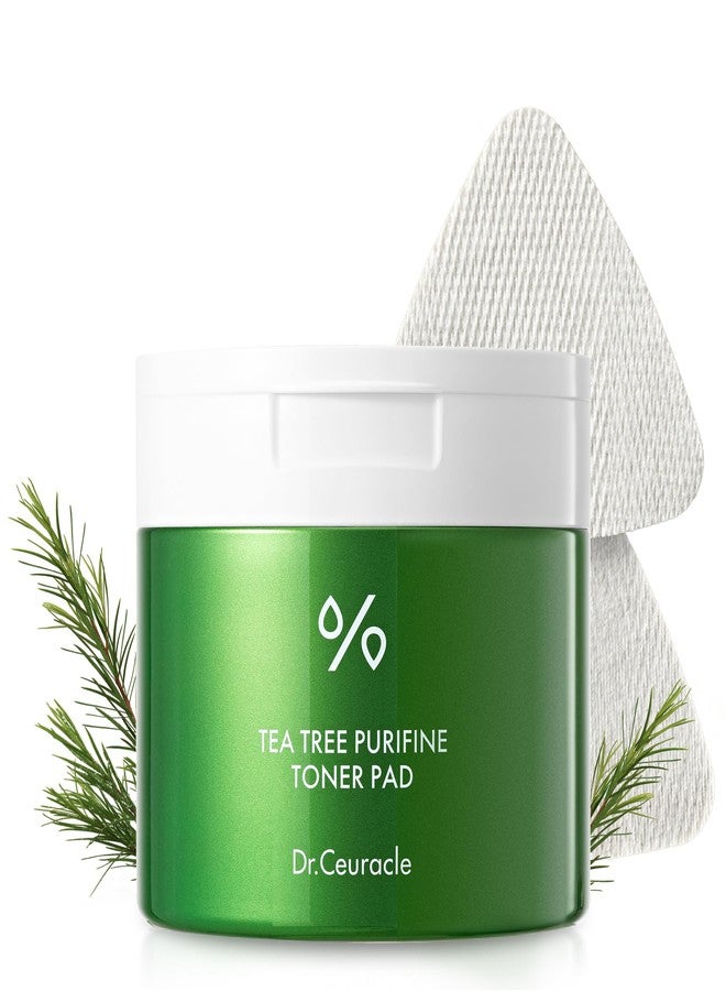 leegeehaam Dr.Ceuracle Tea Tree Purifine Toner Pad - Korean Skincare Mild Exfoliating and Pore Care, Double-Textured Face Pads with PHA, Zinc PCA, Niacinamide (60 Pads) - Image 1
