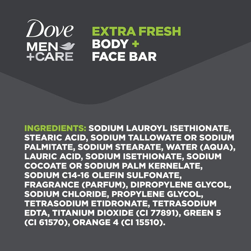 Dove Men+Care DOVE MEN + CARE Body and Face Bar Extra Fresh 3.17 oz, 48 Pieces - Image 3