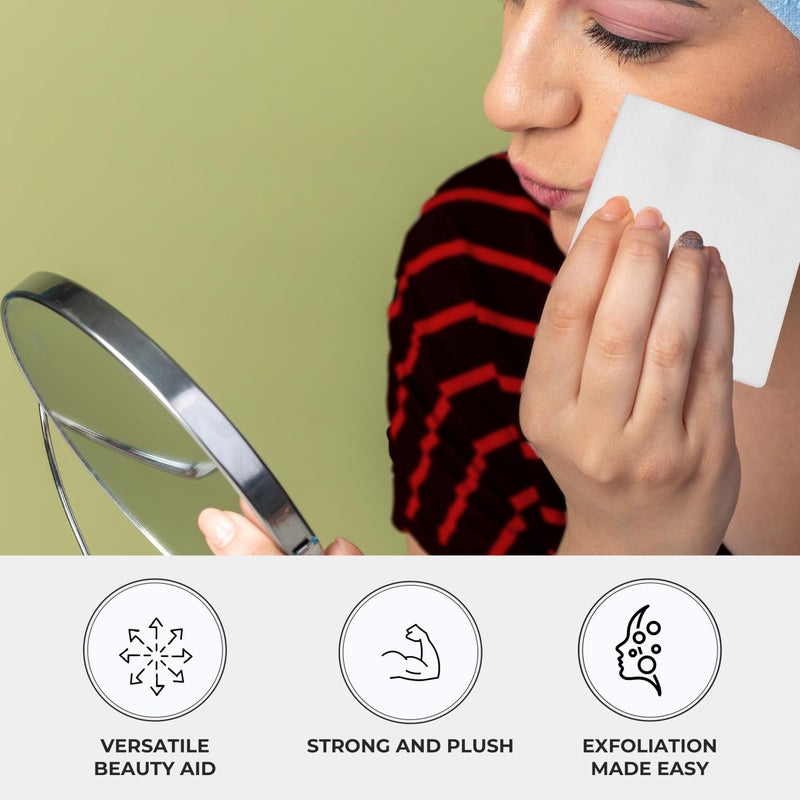 ForPro Professional Collection Premium Cotton Wipes, 100% Cotton, Extra-Soft, for Cosmetic, Nail, and Personal Care, 4â€ x 4â€, 200-Count - Image 5